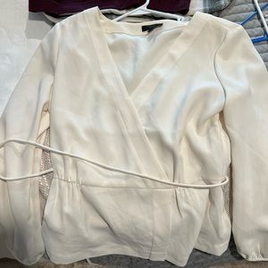 Jcrew drapery crepe top